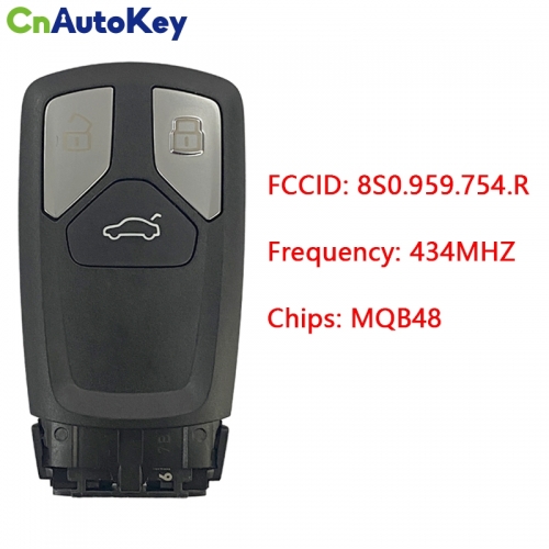 CN008093  Applicable to Audi Smart Car Key Model: FS14P70 FCC: 8S0.959.754. R 434MHZ MQB48 chip