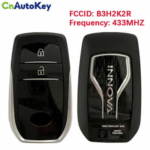 CN007304  For 2023 Toyota Innova Original Smart Remote Key 2 Buttons 433MHZ  FCC:B3H2K2R