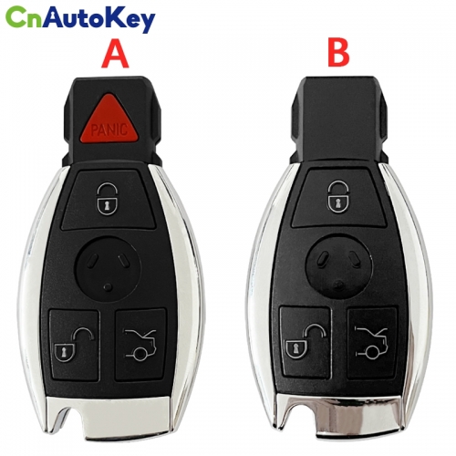 CS002058   3/3+1 Button BGA Remote Key Shell Fob for Mercedes Benz A C E S Class GLK GLA W204 W212 W205 Replace Car Key Case Cover