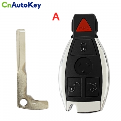 CS002058   3/3+1 Button BGA Remote Key Shell Fob for Mercedes Benz A C E S Class GLK GLA W204 W212 W205 Replace Car Key Case Cover