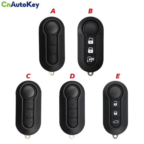 CS017020 For Fiat 500 Panda Punto Bravo Stilo Ducato SIP22 2/3 Buttons Filp Remote Car Key shell