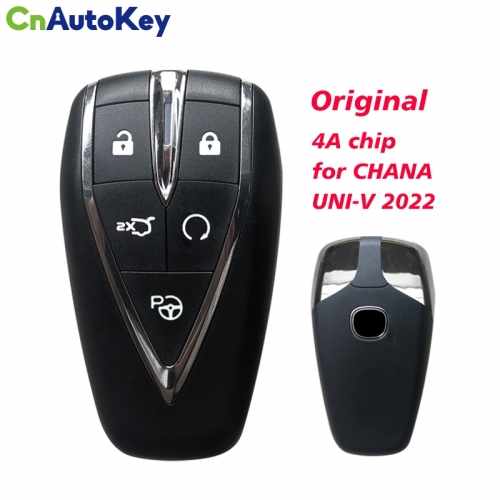 CN035004 Original 5 button 4A chip smart key For CHANA UNI-V 2022 remote with small key 