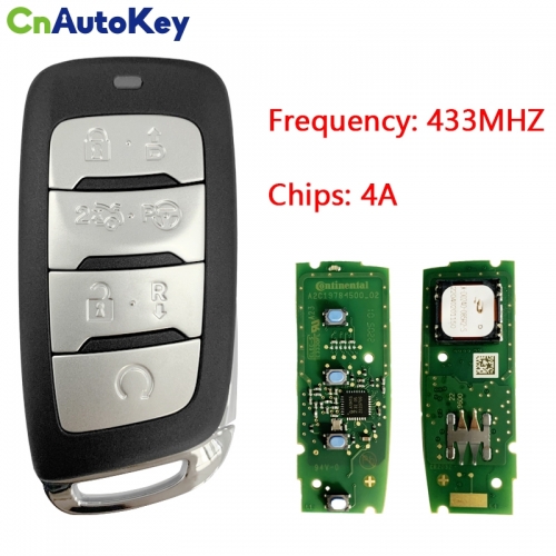 CN035016   Original brand new genuine 4A chip 433MHZ M50 suitable for Changan CS85COUPE 2019 2021 smart key smart card with small key luxury top confi