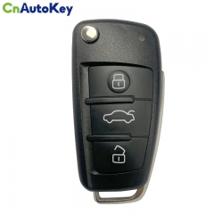 CN008099  3Button 315 MHz MQB 48Chip Keyless Go Flip Remote Car Key For Audi A3 S3 2012-2017 8V0 837 220E