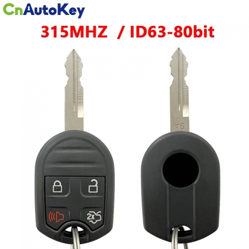 CN018135  OEM Remote Car Key For Ford Mustang Expedition Explorer Taurus Flex 3Buttons 315MHZ ID63-80bit Chip CWTWB1U793 SVD Logo