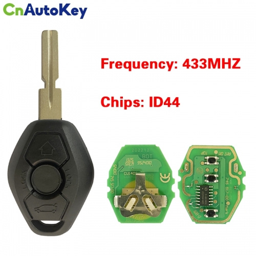 CN006005 For BMW EWS remote key 3 button 433MHZ  HU58 ID44 CHIP