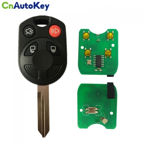 CN018092 For Ford Mercury Lincoln (3 + 1) buttons - 315 MHz 4D63 80BIT Part 8G1T-19H316-A, 164-R7013 Fcc# CWTWB1U722