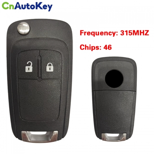 CN088008  Suitable for Vauxhall remote control key Aftermarket 46 chip 315MHZ 2 button