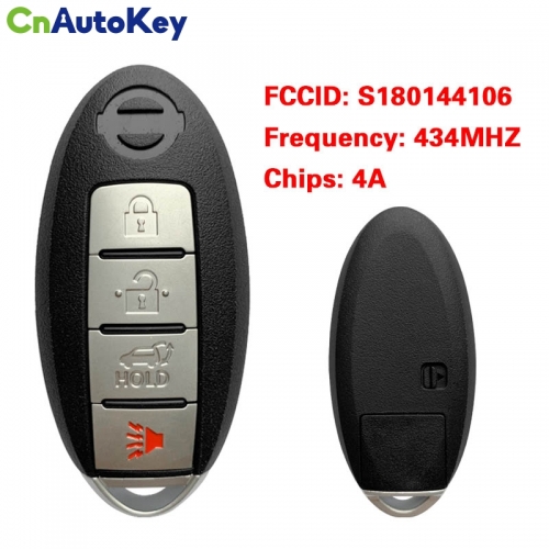 CN027089 S180144106 433MHz 4A-PCF7953M Keyless Smart Remote Car Key Fob For Nissan Rogue X-Trail 2014 2015 2016 285E3-4CB6C