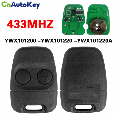 CN004042  Land-Rover - MG - Nissan - Rover Remote 2 Buttons - 433 Mhz - YWX101200 - YWX101220 - YWX101220A