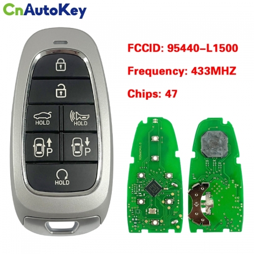 CN020159 2019-2021 Hyundai Sonata  7-Button Smart Key  PN 95440-L1500  TQ8-F08-4F28