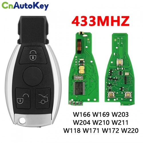 CN002099   NEC Remote Car Key 433Mhz for Mercedes Benz C E S Class CLS W166 W169 W203 W204 W210 W211 W118 W171 W172 W220