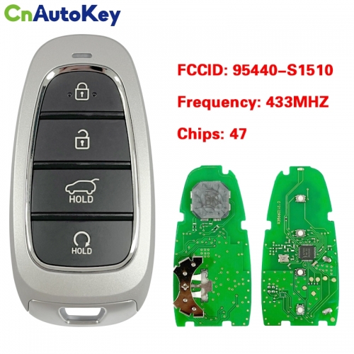 CN020231   Replacement For HYUNDAI Santa Fe 2021 22 SMART PROXIMITY REMOTE FOB 95440-S1510