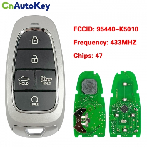 CN020249  Hyundai Santa Cruz 2022 Genuine Smart Remote Key 4+1 Buttons 433MHz 95440-K5010