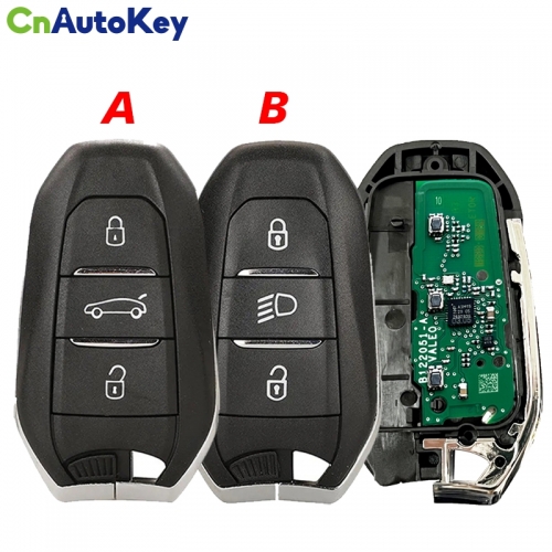 CS009053  Suitable for Peugeot key shell with illuminated keys and trolley keys