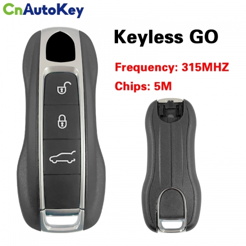 CN005027  ORIGINAL Smart Key for Porsche Cayene 3 Buttons FCCID：9Y0 959 753 AD 315MHz  Keyless GO