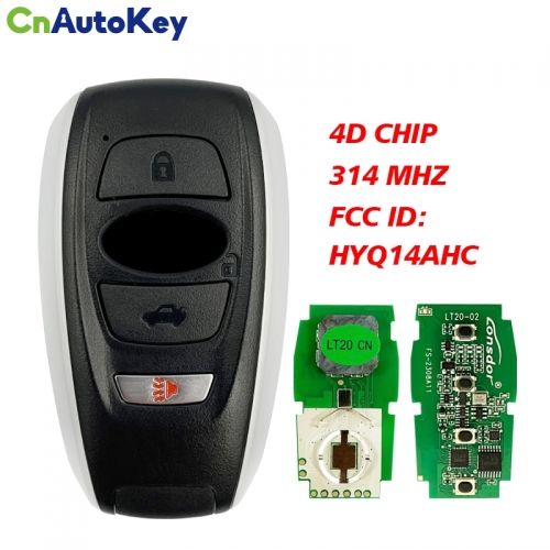 CN034008 2014-2018 Subaru BRZ / XV Crosstrek / Forester / Impreza / Legac-y / Outback / STI / WRX Smart Key Proximity Fob 4B HYQ14AHC