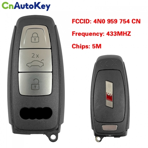 CN008012 MLB Original OEM Smart Remote Key Control Car Fob 3 Button For Audi A8 2017+ 433MHz Keyless Go  FCCID 4N0 959 754 CN