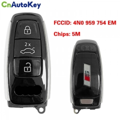 CN008139 MLB Original 3 Button Audi S  5M Chip for Audi A8 2017-2021 Smart Key Remote Control FCC ID 4N0 959 754 EM Keyless Go