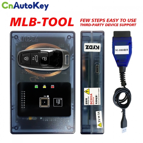 CNP189  2024 KYDZ MLB Tool Key Programmer for VW Audi Porsche Lamborghini B-entley Calculate MLB Data Generate Dealer Key with 3 Tokens for Calculatio