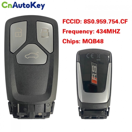 CN008094 Applicable to Audi Smart Car Key Model: FS14P70M FCC: 8S0.959.754.CF 434MHZ MQB48 chip