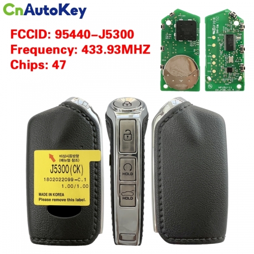 CN051196  KIA Stinger GT (CK) 2018 Genuine Smart Remote Key 433MHz 95440-J5300