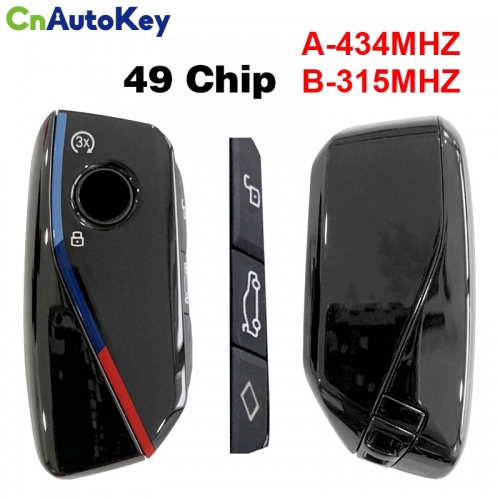 CN006122 OEM 4 Btn 2022-2024 BMW Smart Key Remote FOB IYZBK1 2701A-BK1 BK1 434MHZ/315MHZ ID49