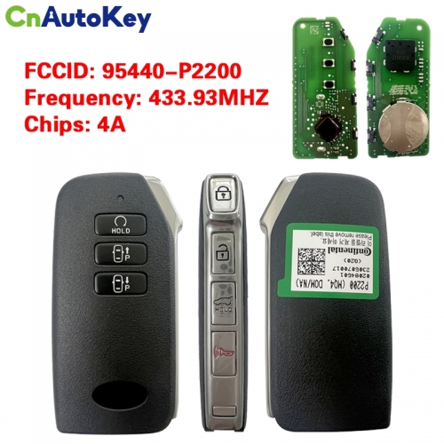 CN051202  KIA Sorento 2021 Genuine Smart Remote Key 433MHz 95440-P2200