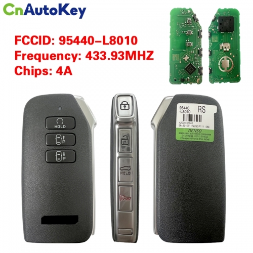 CN051211  Kia K8 2022 Genuine Smart Remote Key 6+1 Buttons 433MHz 95440-L8010