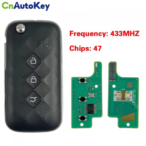 CN014117  Suitable for Chevrolet 2024 Smart Key 3 Button 433MHZ 47 Chip