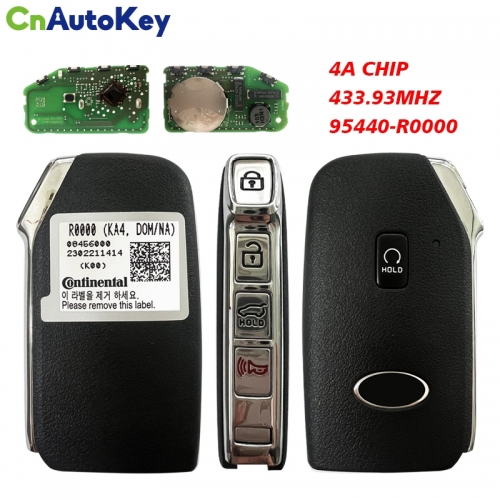 CN051209  KIA Carnival 2022 Smart Remote Key 5 Buttons 433MHz 95440-R0000