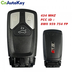 CN008174 Original 3 Buttons For Audi Remote Control key 433 Mhz FCC ID : 8W0 959 754 FP Keyless GO