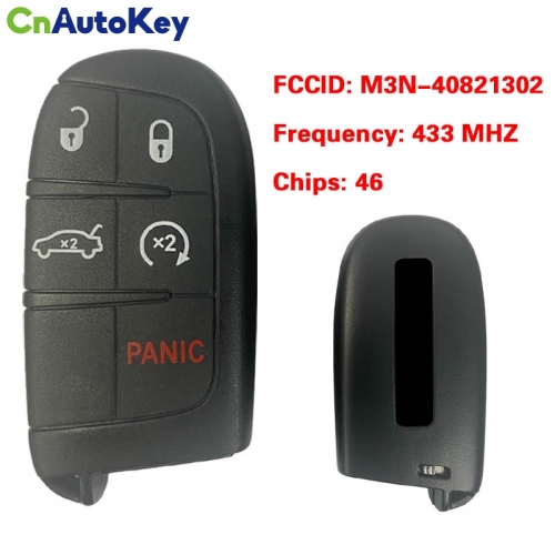 CN087060  15-17 DODGE CHALLENGER SRT SMART KEY PROXIMITY REMOTE FOB 68234957 M3N-40821302 433Mhz