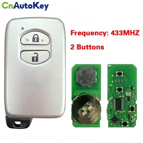 CN007285  For Toyota LAND CRUISER 2008+ Smart Key 2Buttons P1 94 4D-71 Chip 433MHz ASK B53EA 0140D 1 order