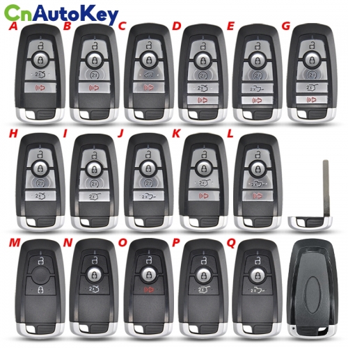 CS018033 Remote Key Shell Case For Ford Edge Explorer Expedition Fusion Mondeo Replacement Smart Keyless Promixity Card