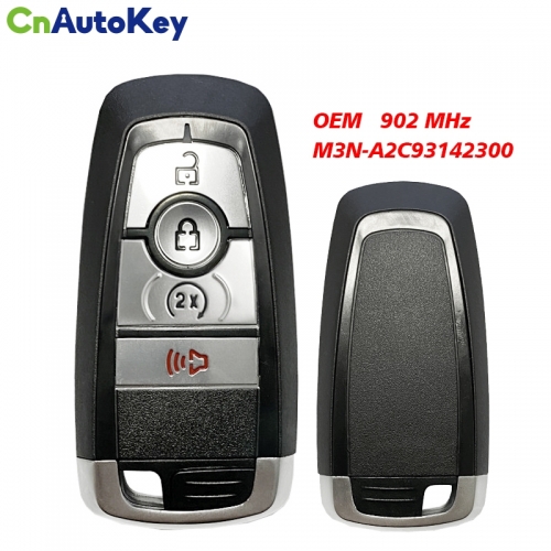 CN018108 OEM Smart Proxy Keyless Remote Key 4 button 902MHz for Ford Mustang 2017-2020 FCC ID: M3N-A2C93142300 164-R8172 164-R8159