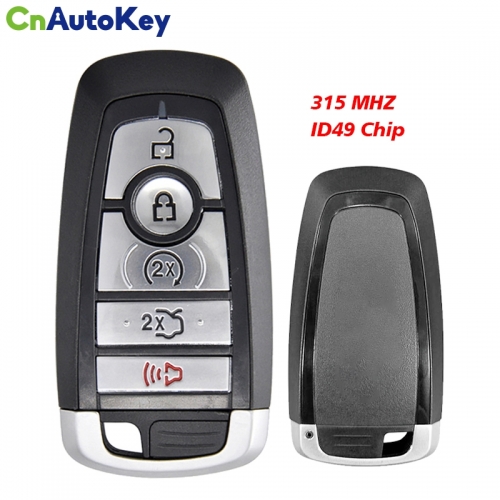 CN018125  2013-2020 Ford Mustang Lincoln / 5-Button Smart Key 315MHZ