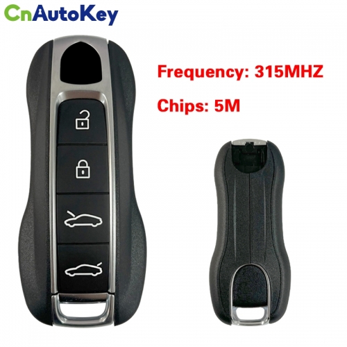 CN005037  OEM 4 Button Auto Smart Remote Car Key For Porsche Remote/ Frequency : 315MHZ / 5M Chip / Keyless GO