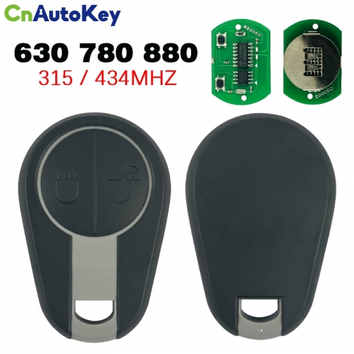 CN050017 For Volvo Truck 630 780 880 Evro 5 Euro 5 VNL VNM FM FH VN FL Fob 21392420 2button remote 315Mhz and 433.92Mhz