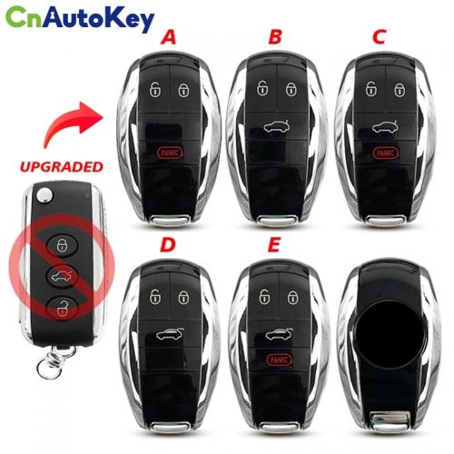 CS012002   Remote Control Car Key Shell For B-entley Audi A8 VW VolkSawagen Touareg Flip Key Shell