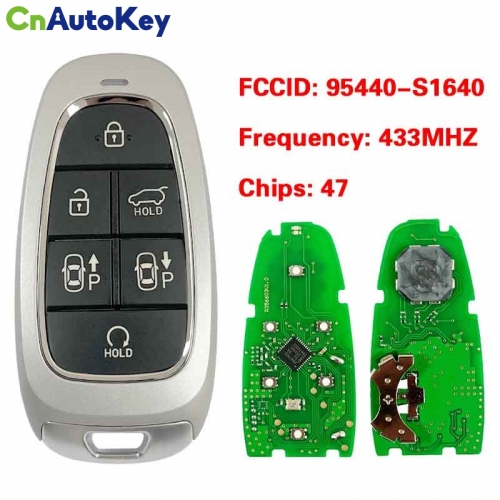 CN020319  Hyundai Santa Fe 2023 Genuine Smart Remote Key 6 Buttons 433MHz 47 Chip  95440-S1640