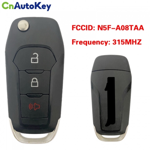 CN018143  Suitable for Ford Raptor 2019 2020 2+1 button remote control key N5F-A08TAA 315MHz