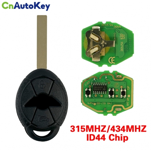 CN006013 3 Button EWS Car Remote Key 315MHz  Fit for Bmw Old Mini Cooper EWS S R50 R53 2005-2007 FCC ID LX8 FZV