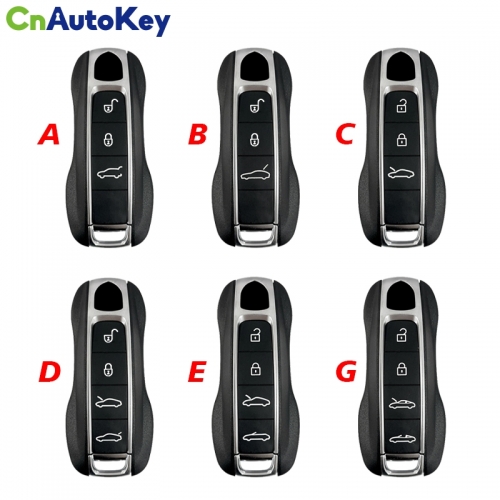 CS005012 New 3/4 Buttons Smart Remote Key Shell For Porsche Cayenne Panamera Replacement car remote shell