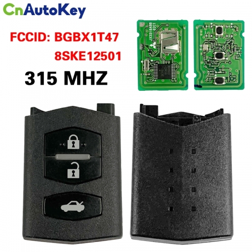 CN026050  Suitable for Mazda smart remote control key 3 buttons 315MHZ FCCID: BGBX1T478SKE12501