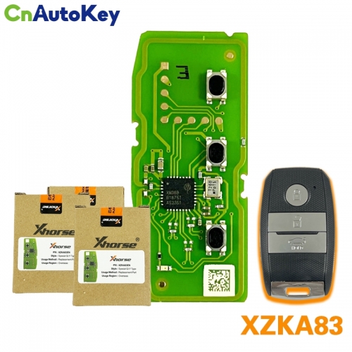 Xhorse XZKA83EN Hyundai / Kia Smart Key 3 Buttons PCB Board for VVDI Key Tool (Pre-order)