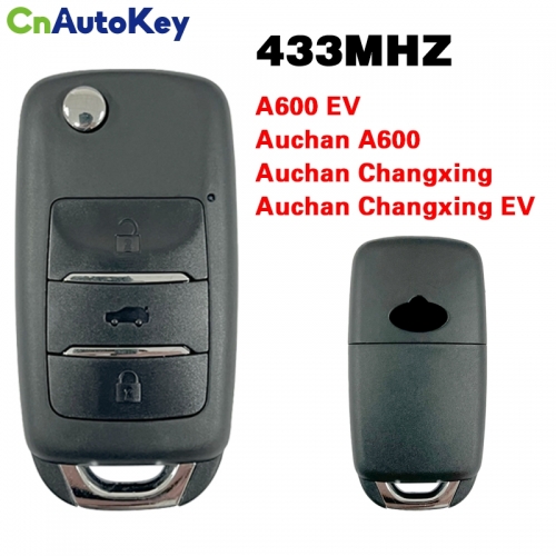 CN035008 Original genuine folding key For CHANA A600 EV Auchan A600 Auchan Changxing Auchan Changxing EV 2019-2022 with remote control transmitter cir