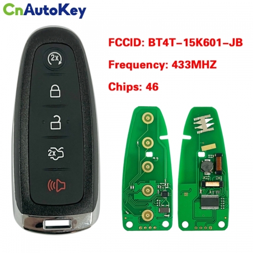 CN018044  Remote Smart Prox Key Fob 433MHz for Ford Edge Escape Explorer Focus Taurus Flex BT4T-15K601-CX,5921287