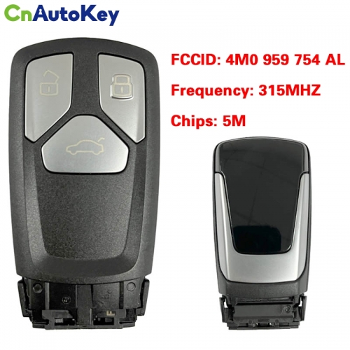 CN008047 Audi Q7 3 Button 315Mhz  4M0 959 754 AL