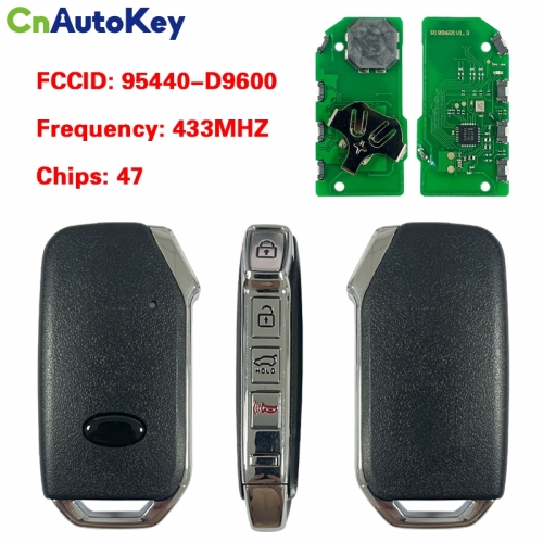 CN051230 For Kia 3+1 Key Smart Remote Keyless GO FCC 95440-D9600 433MHZ 47 Chip